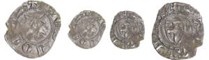 Savoie - Amédée VI - Denier viennois (Pont d'Ain) 2ème type