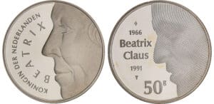 Pays-Bas - Beatrix - 50 gulden 1991