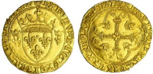Charles VII (1422-1461) - Ecu d'or à la couronne - Montpellier