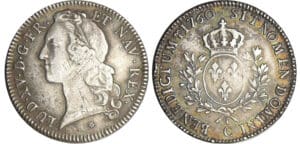 Louis XV (1715-1774) - Ecu au bandeau - 1760 C (Caen)