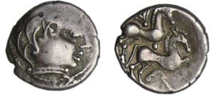 Carnutes - Drachme aux deux chevaux (60-30 av. J.-C.)