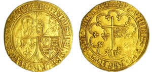 Henry VI de Lancastre (1422-1453) - Salut d'or - Rouen