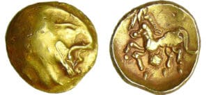 Bellovaques - Statère d'or à l'astre (80-50 av. J.-C.)