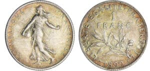 Troisième république (1871-1940) - 1 franc Semeuse 1899