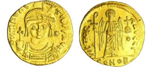 Maurice Tibère - Solidus réduit de 23 siliques (582-602, Constantinople)