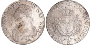 Louis XVI (1774-1792) - Ecu aux branches d’olivier - 1780 R (Orléans)