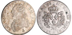 Louis XVI (1774-1792) - Ecu aux branches d’olivier - 1783 A (Paris) 2ème sem