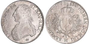 Louis XVI (1774-1792) - Ecu aux branches d’olivier - 1777 M (Toulouse)