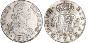 Espagne - Carlos IV (1788-1808) - 2 reales 1799 (Madrid)