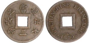 Cochinchine - Sapèque 1879 A