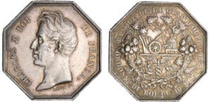 Jeton - Charles X - Banque de la Guadeloupe 1826