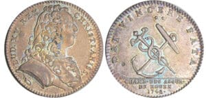 Jeton - Louis XV (1715-1774) - Assurance de Rouen 1742