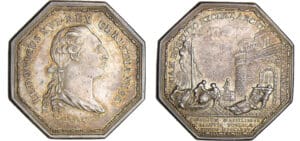 Jeton - Louis XVI (1774-1792) - Port et lazaret de Marseille 1765