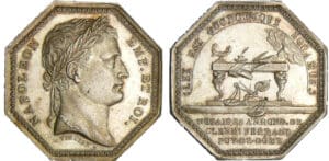 Jeton - Napoléon 1er - Notaire de Clermont-Ferrand