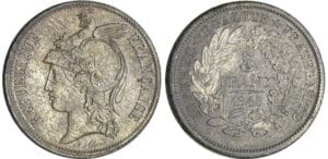 Deuxième république (1848-1852) - 5 francs concours de Allard 1848 Piéfort