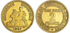 Troisième république (1871-1940) - 2 francs Chambre de commerce 1927