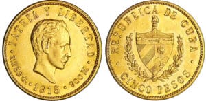Cuba - 5 pesos 1915