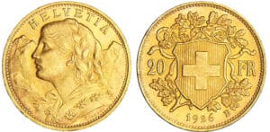Suisse - 20 francs 1926