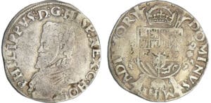 Pays-Bas - Hollande - Philippe II (1555-1598) - 1/5 d'écu