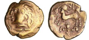 Pictons - Statère d’électrum à la main (80-60 av. J.-C.)