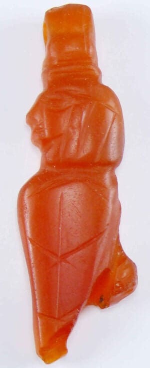 Egypte - Fin nouvel empire - Buste d'Isis en cornaline - 1200 av. J.-C.