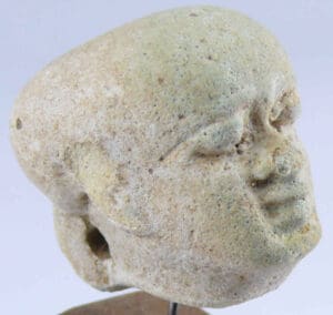 Egypte - Basse époque - Tête du dieu Ptah - 633-332 av. J.-C. - (26-30ème dynastie)