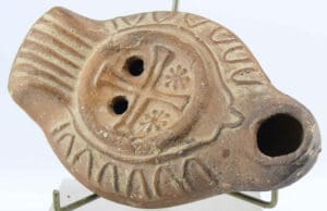 Byzantin - Lampe à huile - 6ème-8ème siècle ap. J.-C.