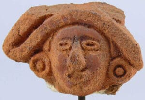 Mexique - Tête en terre cuite - 1000 ap. J.-C.