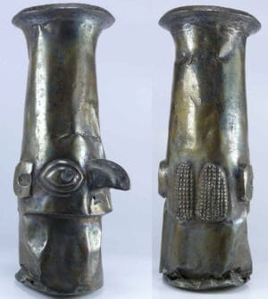 Pérou - Chimu - kero en argent - 1100 -1400 ap. J.-C.