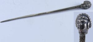 Romain - Epingle à cheveux en argent - 1er-4ème siècle