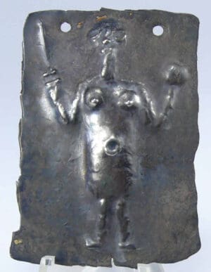 Egypte - Plaque décorative en argent - 1er-2ème siècle ap. J.-C.