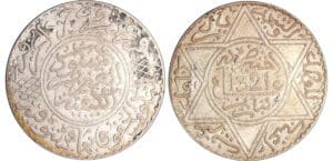 Maroc - Abdül Aziz 1er (1894-1908) - 10 Dirhams 1321 AH 1903 (Paris)