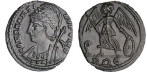 Constantin 1er - Nummus (330-333, Rome) - La Victoire