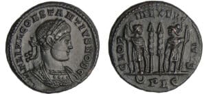 Constantin II - Nummus (Lyon)