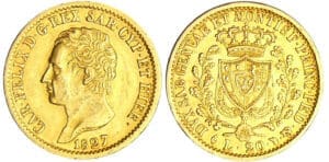 Italie - Carlo Felice (1821-1831) - 20 lire 1827 (Turin)