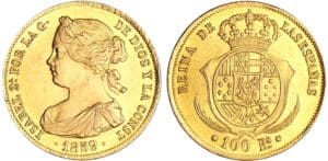 Espagne - Isabel II (1833-1868) - 100 reales 1888