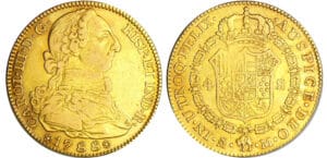 Espagne - Carlos III (1759-1788) - 4 escudos 1788 (Madrid)