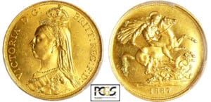 Grande Bretagne - Victoria (1837-1901) - 2 pounds 1887