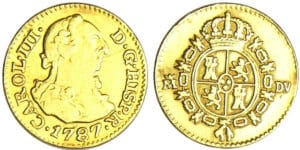 Espagne - Carlos III (1759-1788) - 1/2 escudo 1787 (Madrid)