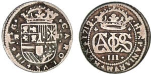 Espagne - Carlos III - 2 reales 1712 (Barcelone)