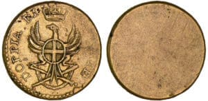 Italie - Poids monétaire du Doppia du Piémont