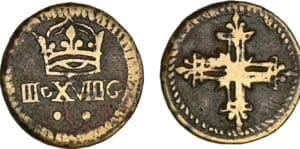 France - Poids monétaire du 1/8 d'écu