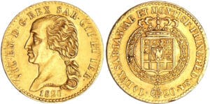 Italie - Vittorio Emanuele I (1814-1821) - 20 lire 1820 (Turin)