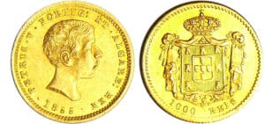 Portugal - Maria I et Pedro III (1777-1786) - Peça (6400 reis) 1781 (Lisbonne)