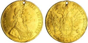 Autriche - Franz Joseph I (1848-1916) - 4 ducats 1881