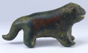 Epoque barbare - Chien en bronze - 7ème-8ème siècle ap. J.-C.