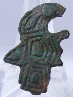 Mérovingien - Fibule en bronze - 7ème-8ème siècle ap. J.-C.