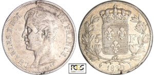 Charles X (1824-1830) - 5 francs 2ème type 1830 I (Limoges)