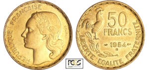 Quatrième république (1947-1959) - 50 francs G. Guiraud 1954 B