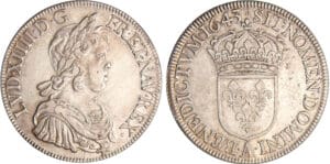 Louis XIV (1643-1715) - Ecu à la mèche courte - 1643 A (Paris)